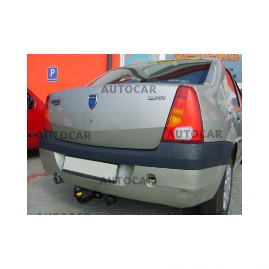 СТАЦИОНАРЕН ТЕГЛИЧ ЗА DACIA LOGAN 4 ВРАТИ С БОЛТОВА СИСТЕМА ЗА ОСВОБОЖДАВАНЕ НА КУКАТА.