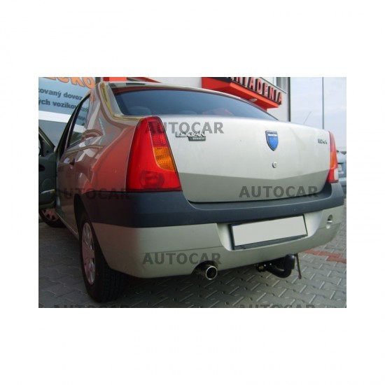 СТАЦИОНАРЕН ТЕГЛИЧ ЗА DACIA LOGAN 4 ВРАТИ С БОЛТОВА СИСТЕМА ЗА ОСВОБОЖДАВАНЕ НА КУКАТА.