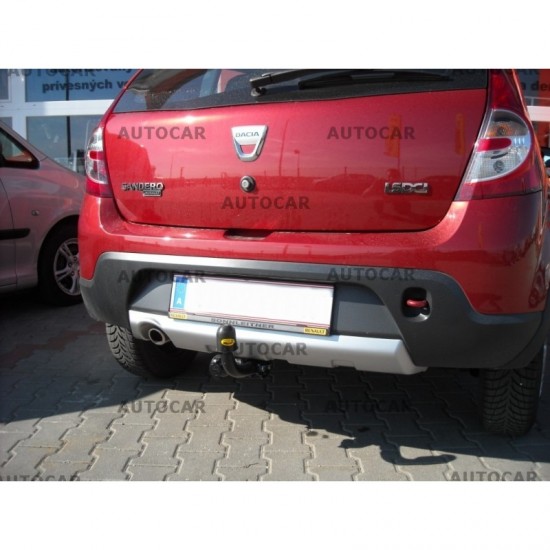 СТАЦИОНАРЕН ТЕГЛИЧ ЗА DACIA SANDERO STEPWAY С ВИНТОВА СИСТЕМА ЗА ОСВОБОЖДАВАНЕ НА КУКАТА.