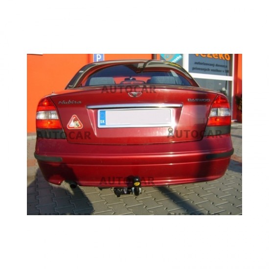 СТАЦИОНАРЕН ТЕГЛИЧ ЗА DAEWOO NUBIRA 4ВРАТИ С БОЛТОВА СИСТЕМА ЗА ОСВОБОЖДАВАНЕ НА КУКАТА.