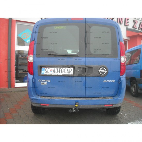 СТАЦИОНАРЕН ТЕГЛИЧ ЗА OPEL COMBO С ВИНТОВА СИСТЕМА ЗА ОСВОБОЖДАВАНЕ НА КУКАТА.
