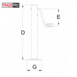 ОПОРА ТЕЛЕСКОПИЧНА DG706/3SF